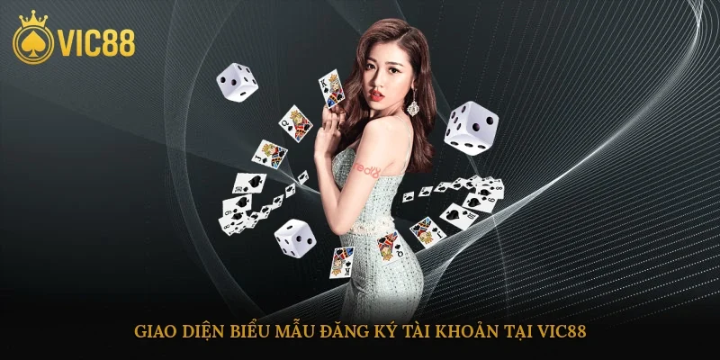 Giao diện biểu mẫu đăng ký tài khoản tại nhà cái
